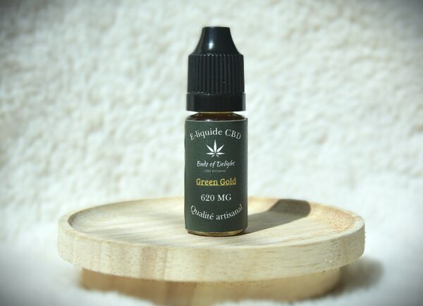 E-liquide CBD Green Gold Premium (620mg)